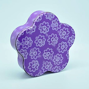 High quality candy shaped custom tin box for packaging