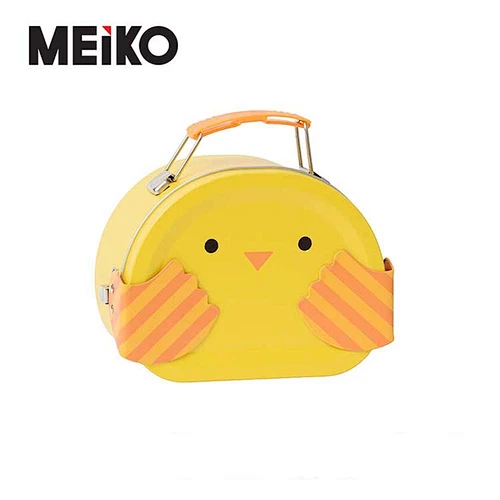 Novelty Cartoon Kids Lunch Tin Boxes With Handle