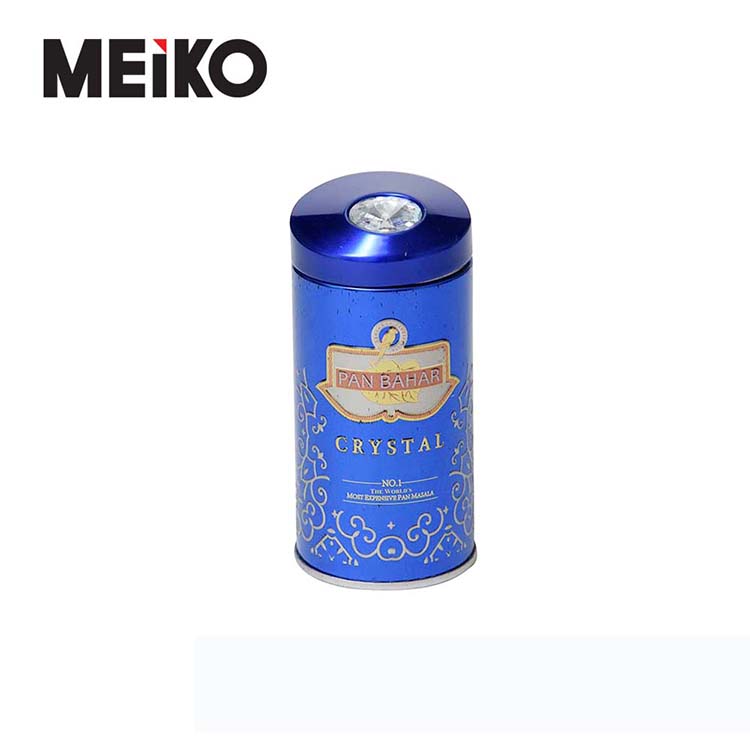 Custom Round Shape Packaging Storage Tin Box Candy Jar Tin Can