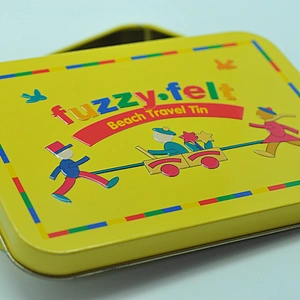 Customized ecofriendly rectangle OEM metal tin boxes for sale