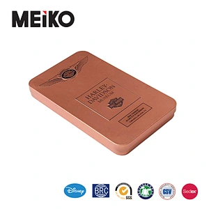 rectangular shape cigarette metal tin case,cigar metal tin
