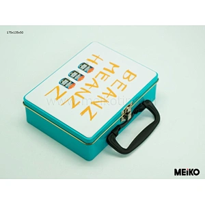 customized upmarket metal tin tote box