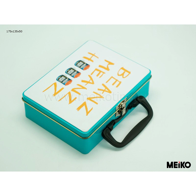 customized upmarket metal tin tote box