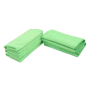 300gsm 80% polyester 20% polyamide microfiber Round Corner car cleaning cloth