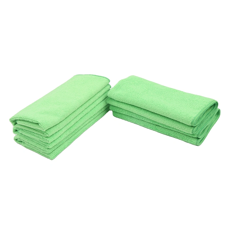 300gsm 80% polyester 20% polyamide microfiber Round Corner car cleaning cloth