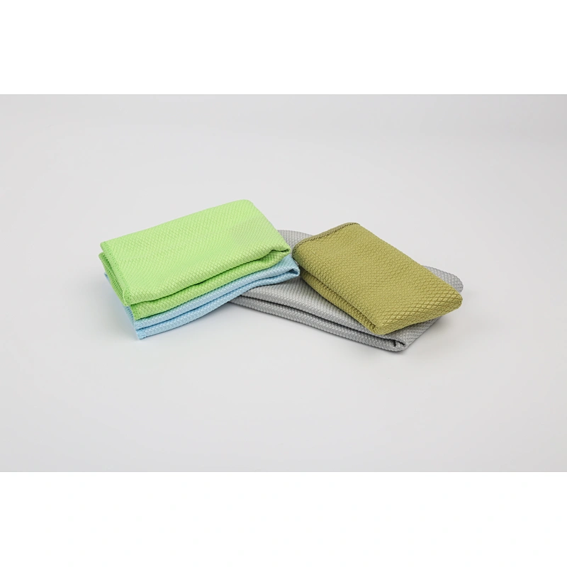 Custom diamond cloth microfiber towel fabric