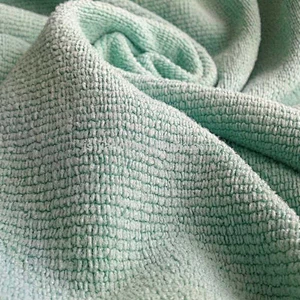 Ultra fine 80/20 solid Microfiber Terry Towelling fabric roll