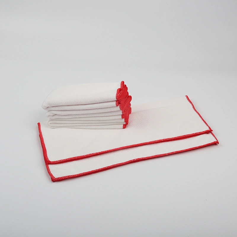 80 polyester 20 polyamide custom lint free microfiber dish towel