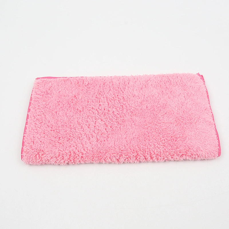 China factory wholesale High Quality Microfiber Weft Coral Fleece Towel