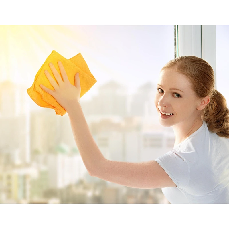 factory top sale  window cleaning cloths microfiber glass cleaning cloth for glass cleaning