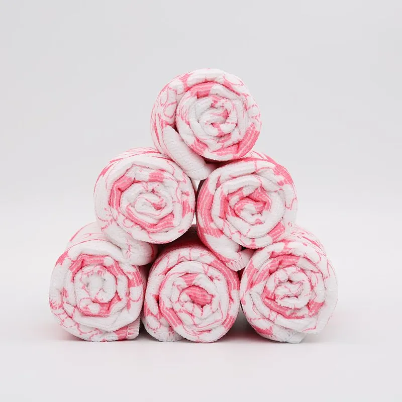 baby shower gifts printed knitted microfiber yoga towel