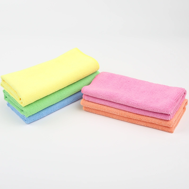 100 polyester custom microfiber dish towel terry cloth