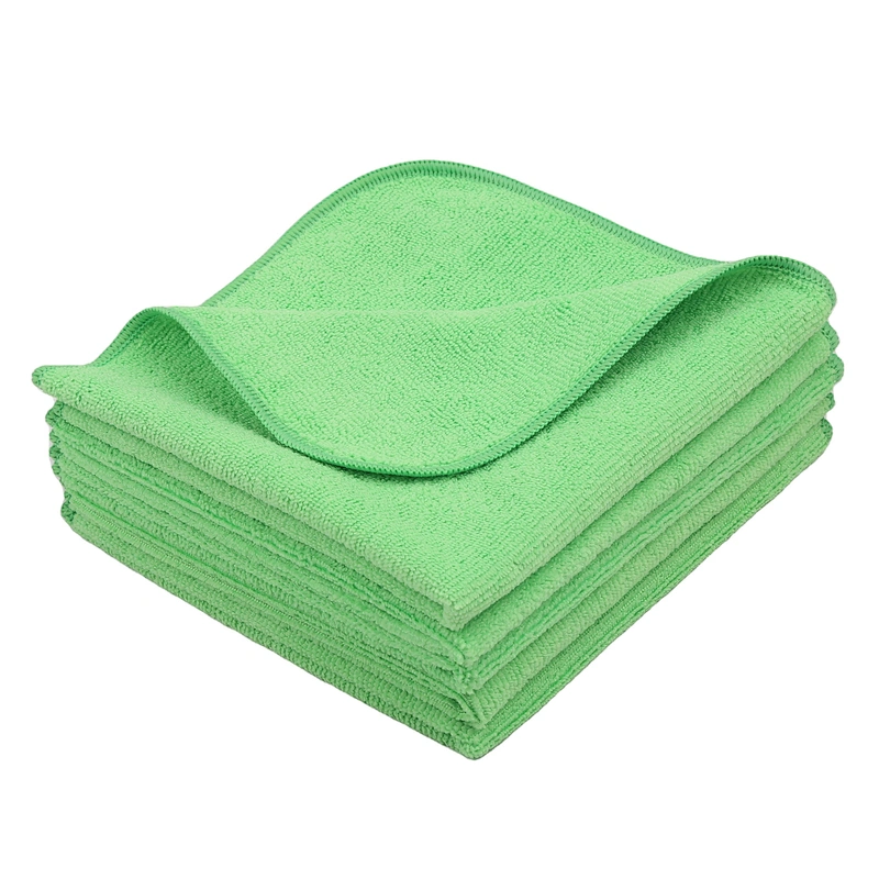 300gsm 70% polyester 30% polyamide microfiber Round Corner car cleaning cloth