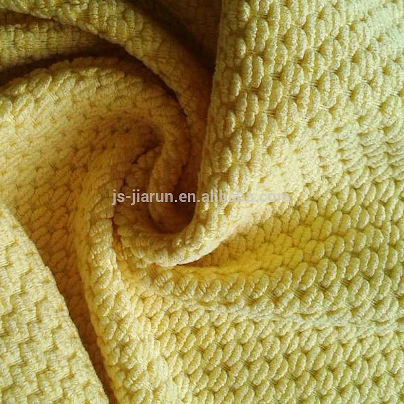 Water Absorbing microfiber jacquard terry cloth hair towel fabric