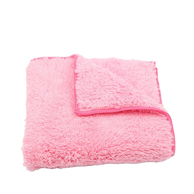 China factory wholesale High Quality Microfiber Weft Coral Fleece Towel