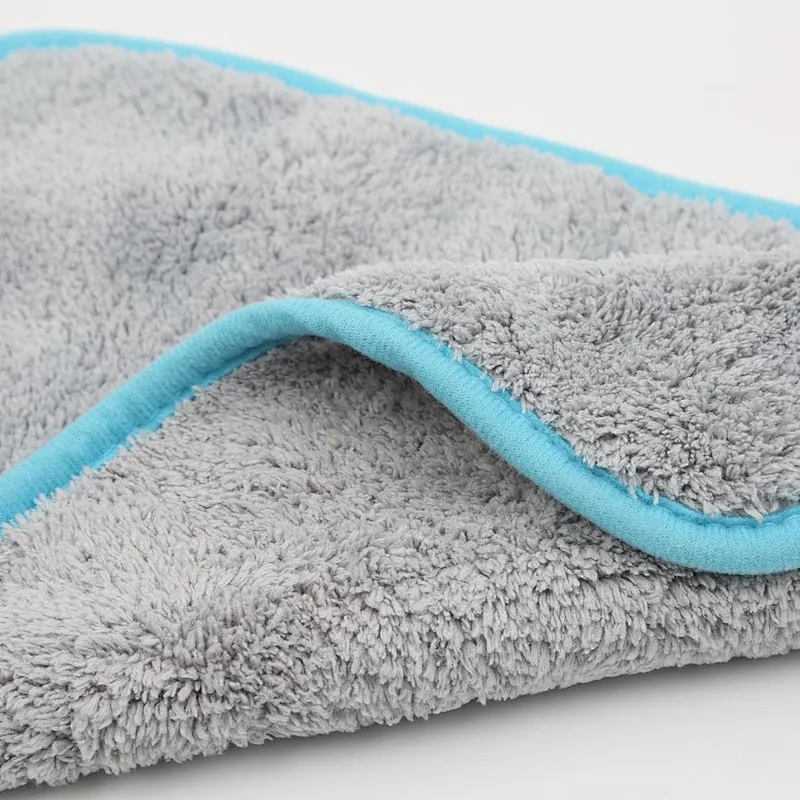 Christmas gift 80 polyester 20 polyamide coral fleece fabric microfiber car wash towel