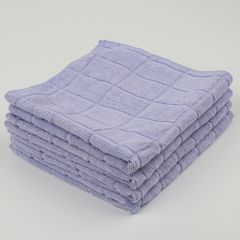 200~320gsm custom Lattice Microfiber household kitchen cloth