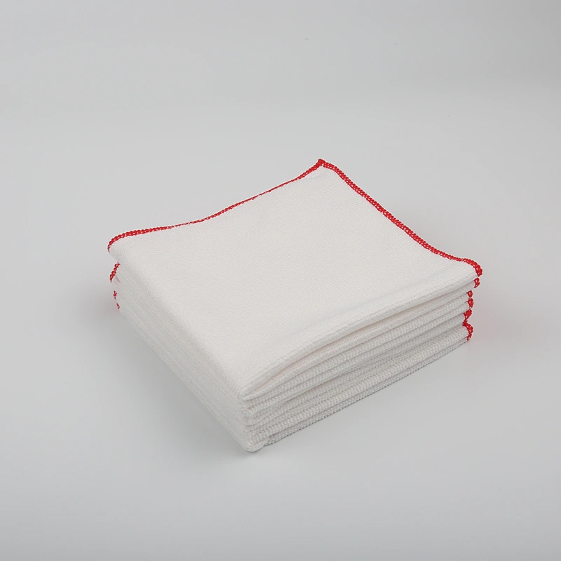 80 polyester 20 polyamide custom lint free microfiber dish towel