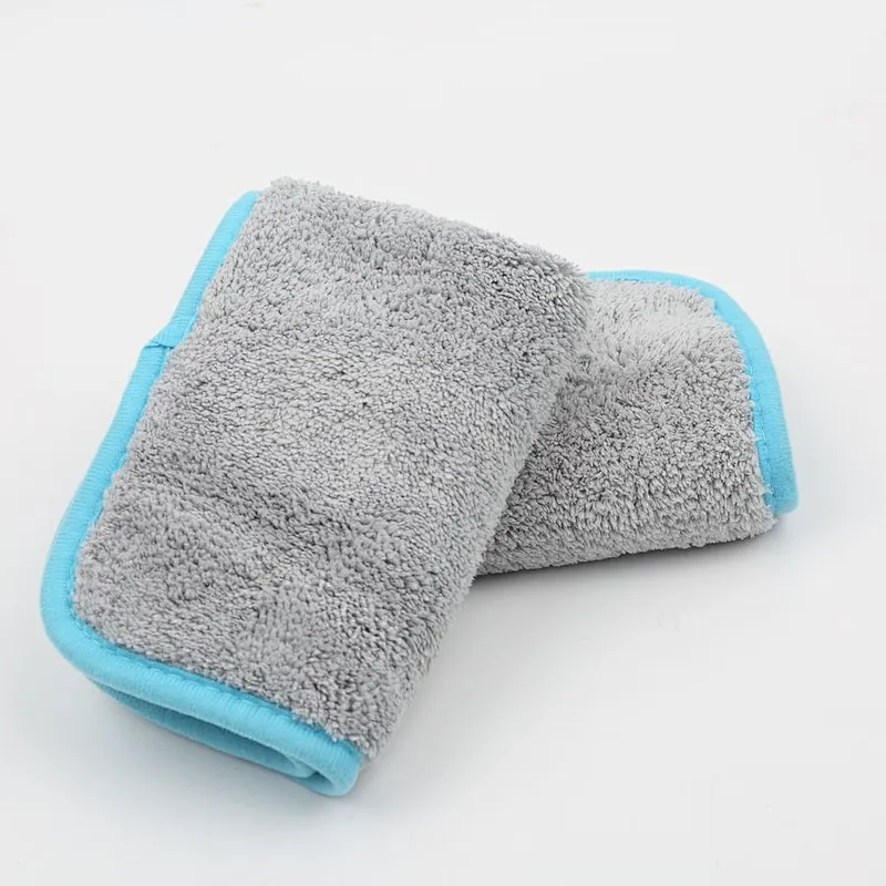 Christmas gift 80 polyester 20 polyamide coral fleece fabric microfiber car wash towel