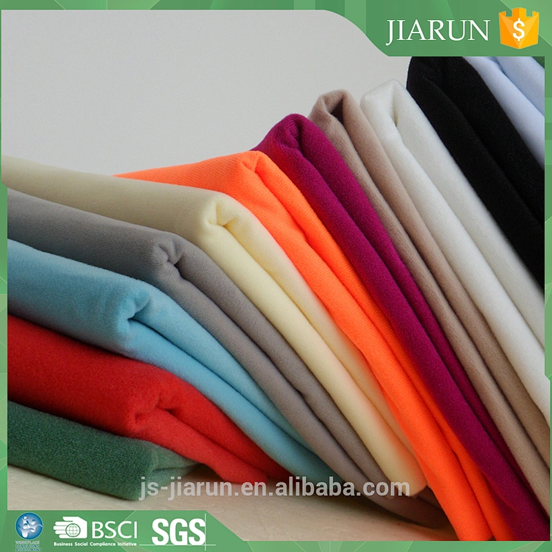 Manufacturer directly supply 100% polyester Customized colorful Loop fabric