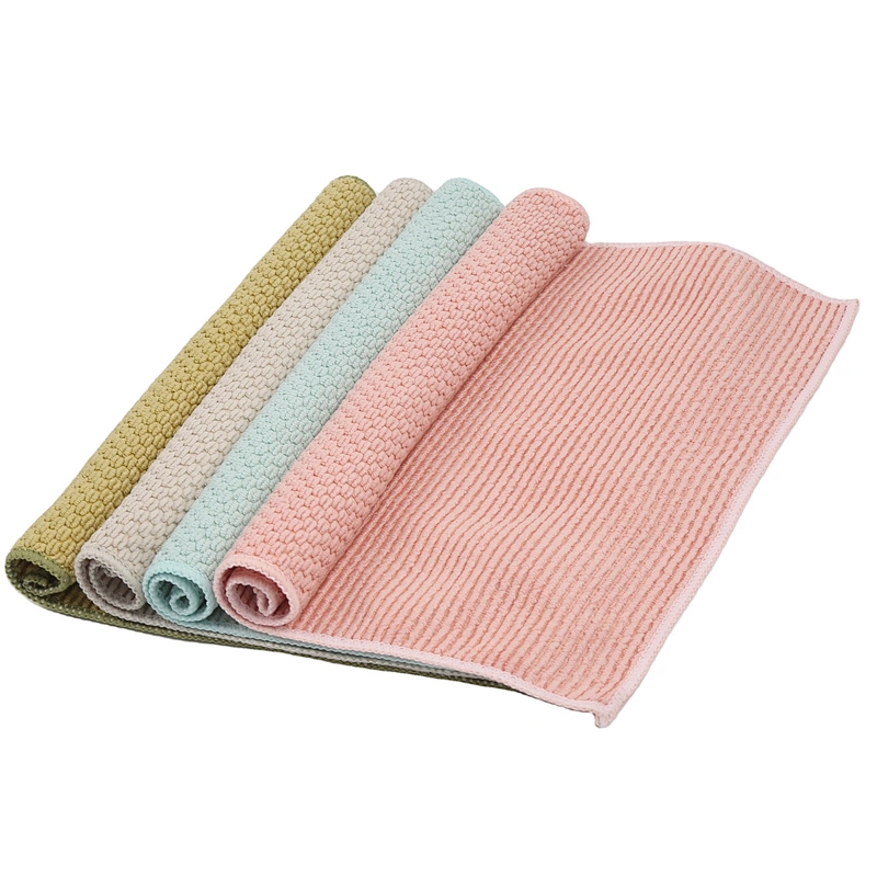 270~360gsm 80 polyester 20 polyamide custom lint free microfiber towel kitchen cleaning towel microfiber cloth