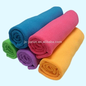 Household or automotive microfiber terry cleaning cloth