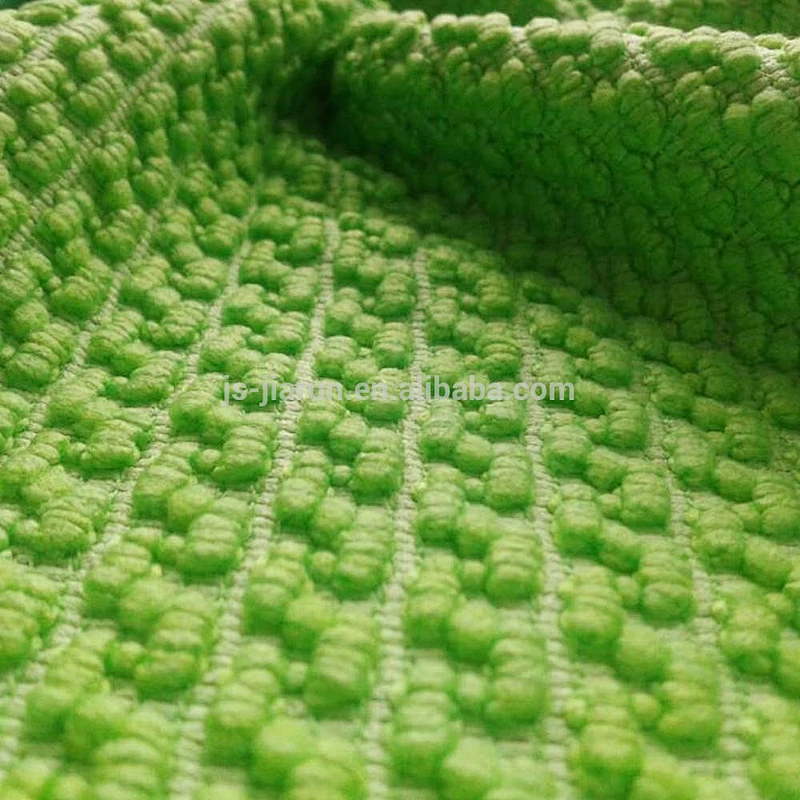 Water Absorbing microfiber jacquard terry cloth hair towel fabric
