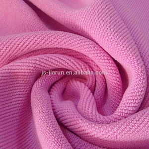 free samples Polyester Microfiber Towel Easy Clean Terry Cloth Fabric