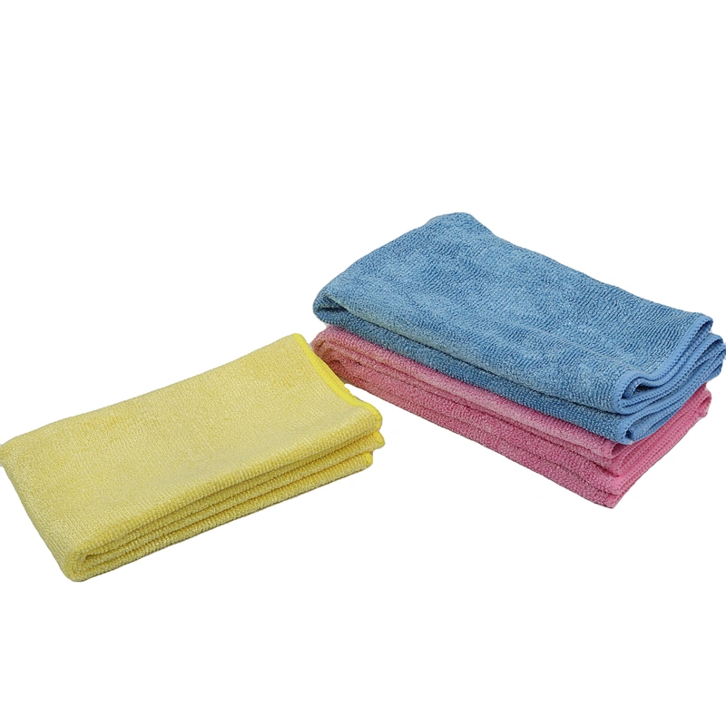80 polyester 20 polyamide custom microfiber lint free shiny dish cloth