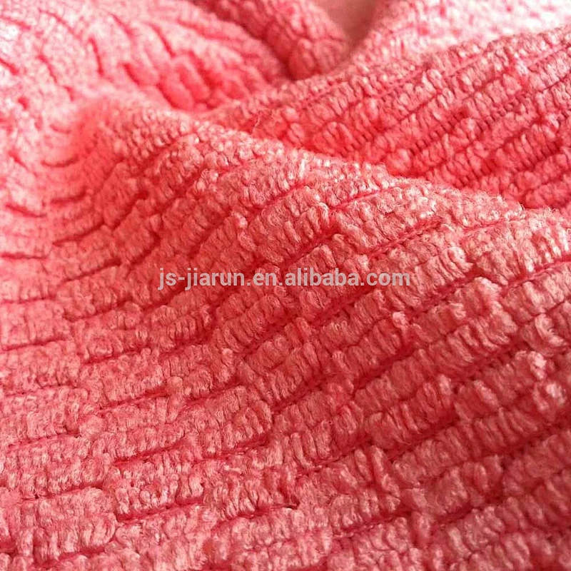 Water Absorbing microfiber jacquard terry cloth hair towel fabric