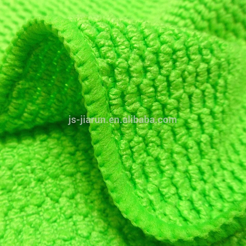 Household or automotive microfiber terry cleaning cloth