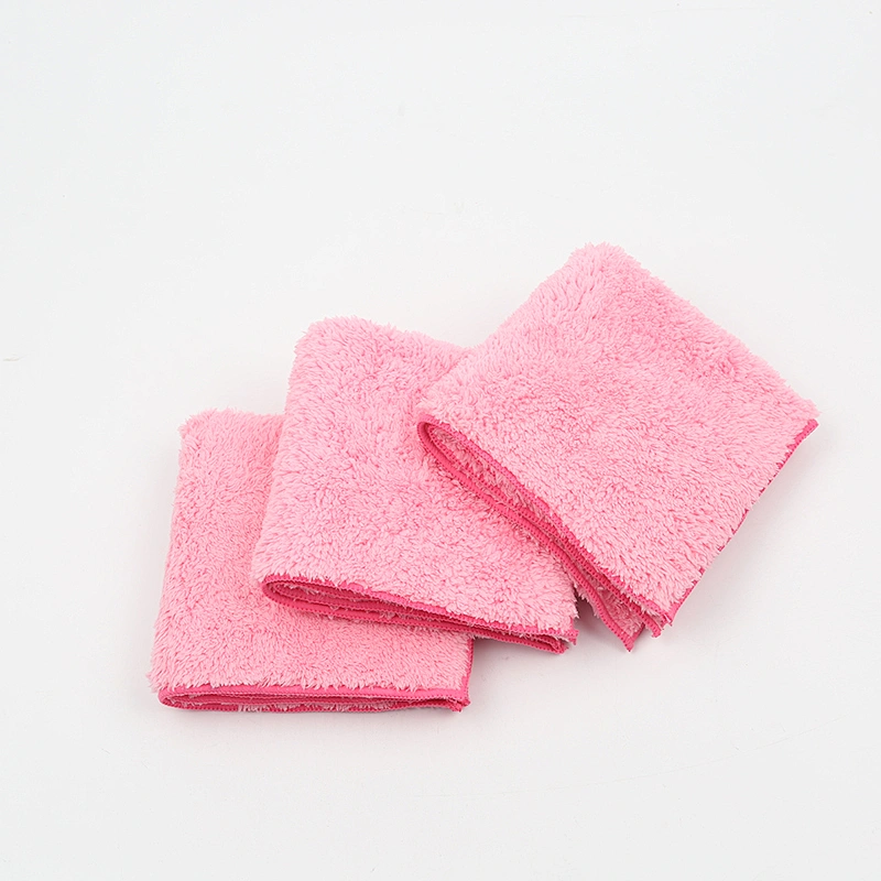 China factory wholesale High Quality Microfiber Weft Coral Fleece Towel