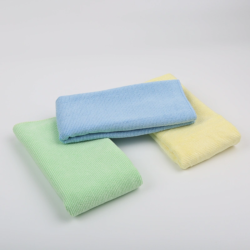 80 polyester 20 polyamide custom lint free microfiber dish cloth