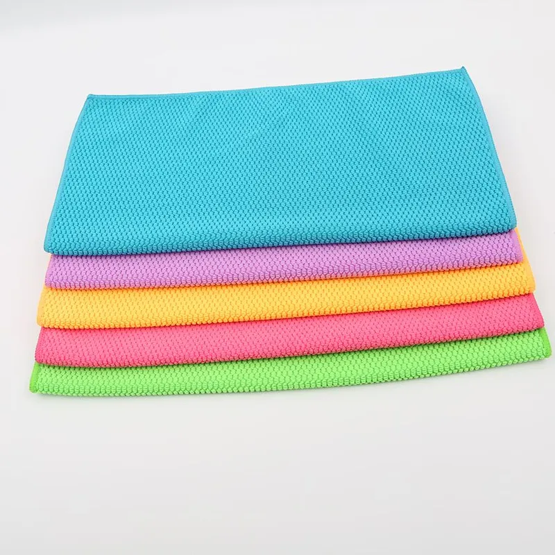 promotion gift quick dry lint free 100% polyester microfiber pet jacquard towel
