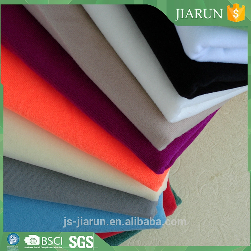 Manufacturer directly supply 100% polyester Customized colorful Loop fabric