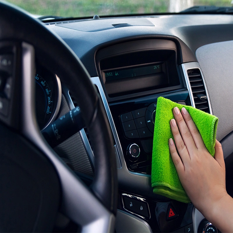 strong decontamination and quick dry microfiber cleaning cloth car for car washing