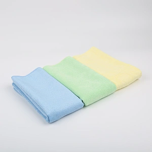 80 polyester 20 polyamide custom lint free microfiber dish cloth