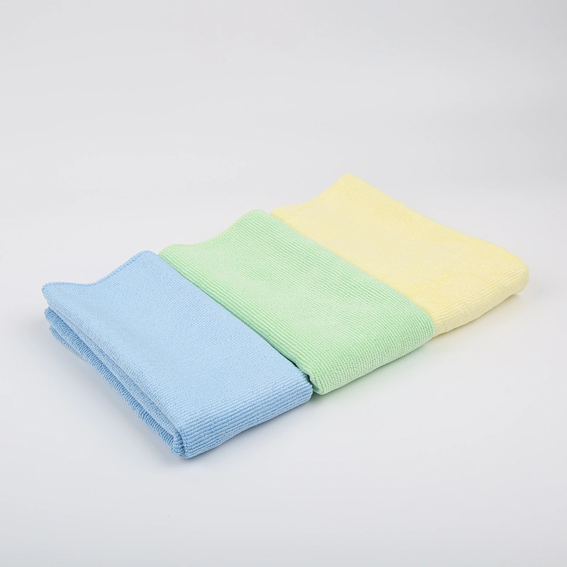 80 polyester 20 polyamide custom lint free microfiber dish cloth