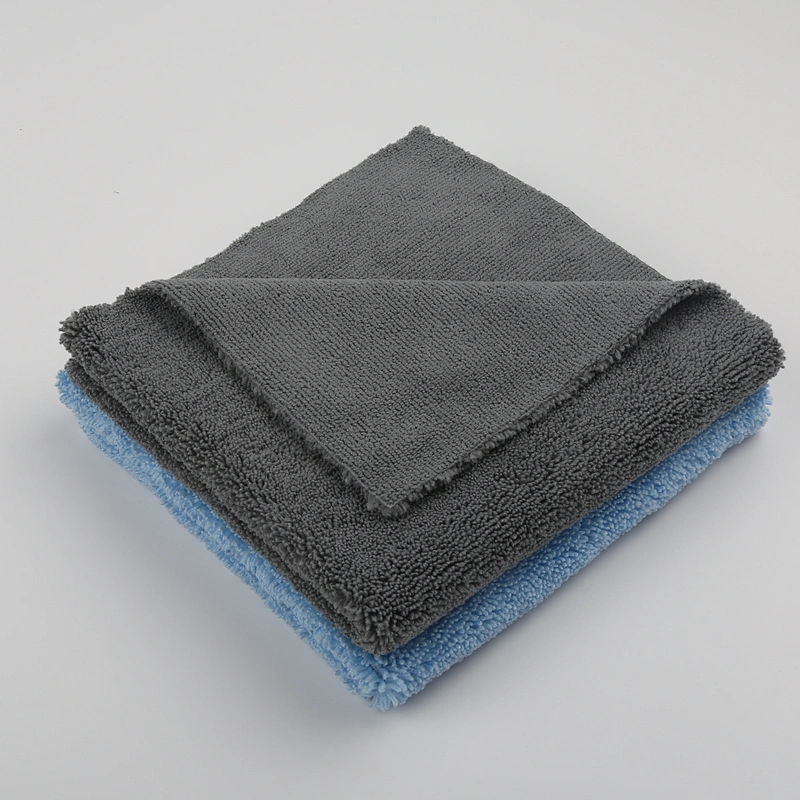 320~550gsm edgeless microfiber absorbent towel for car cleaning