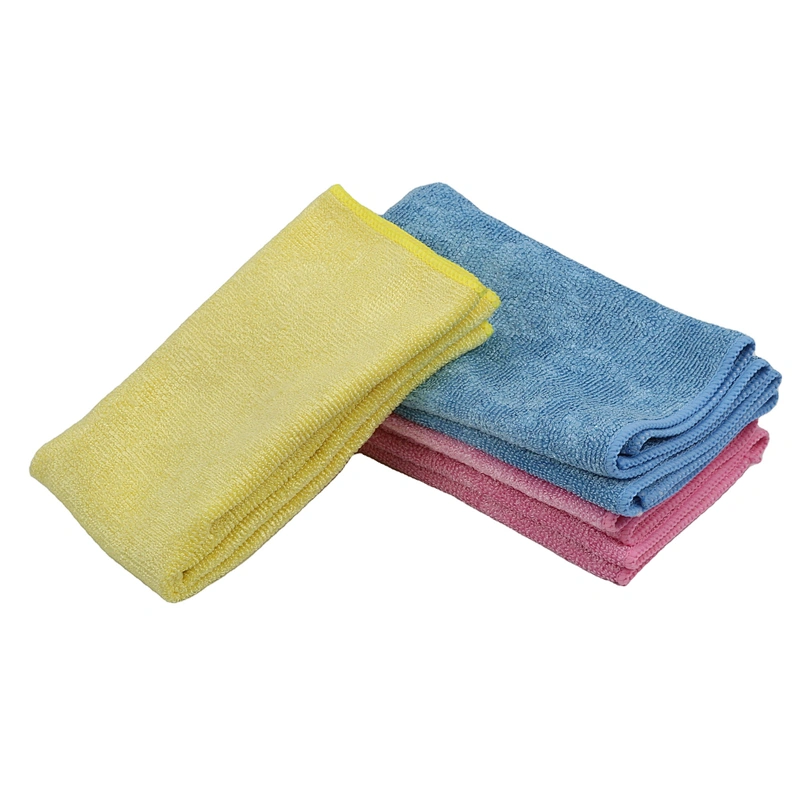 80 polyester 20 polyamide custom microfiber lint free shiny dish cloth