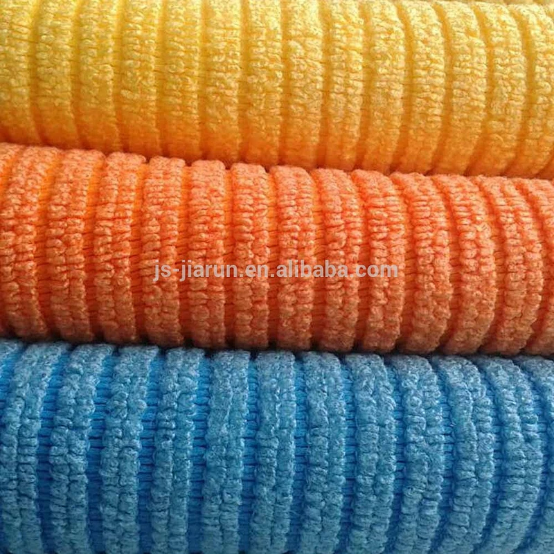 Water Absorbing microfiber jacquard terry cloth hair towel fabric
