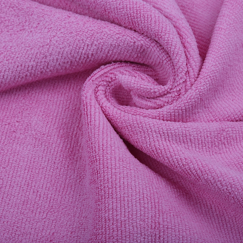 100 polyester custom microfiber dish towel terry cloth