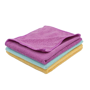 80 polyester 20 polyamide 180~360gsm microfiber cleaning cloth for dish washing