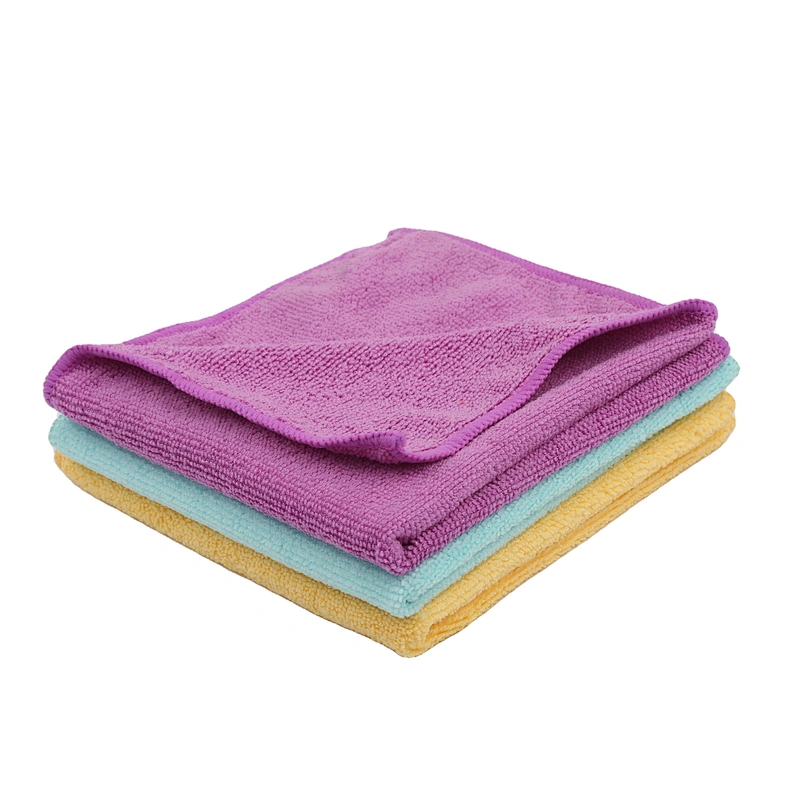 80 polyester 20 polyamide 180~360gsm microfiber cleaning cloth for dish washing