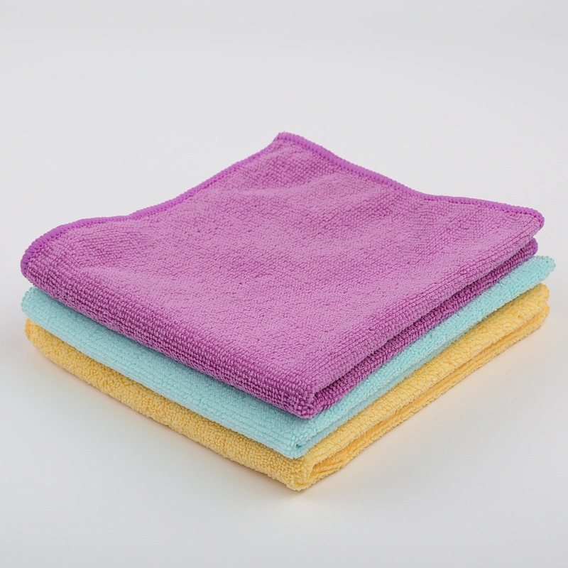 80 polyester 20 polyamide custom microfiber cleaning towel dish cloth