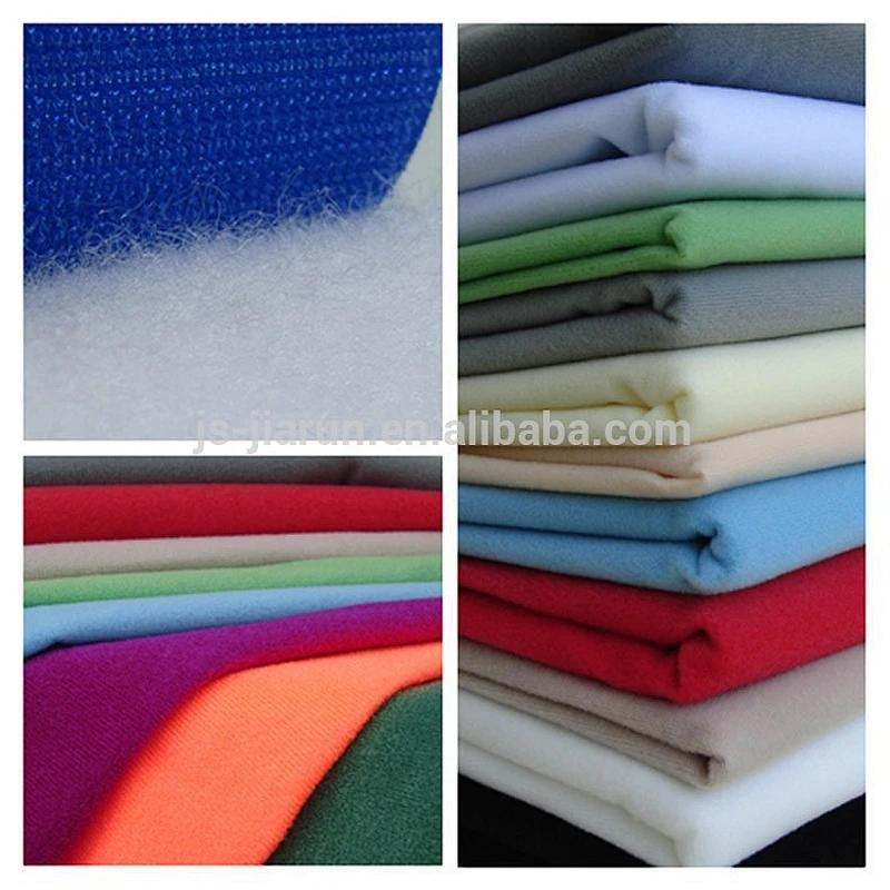 WCA BSCI China JIARUN factory adhesive soft mop head 100% nylon loop fabric in roll