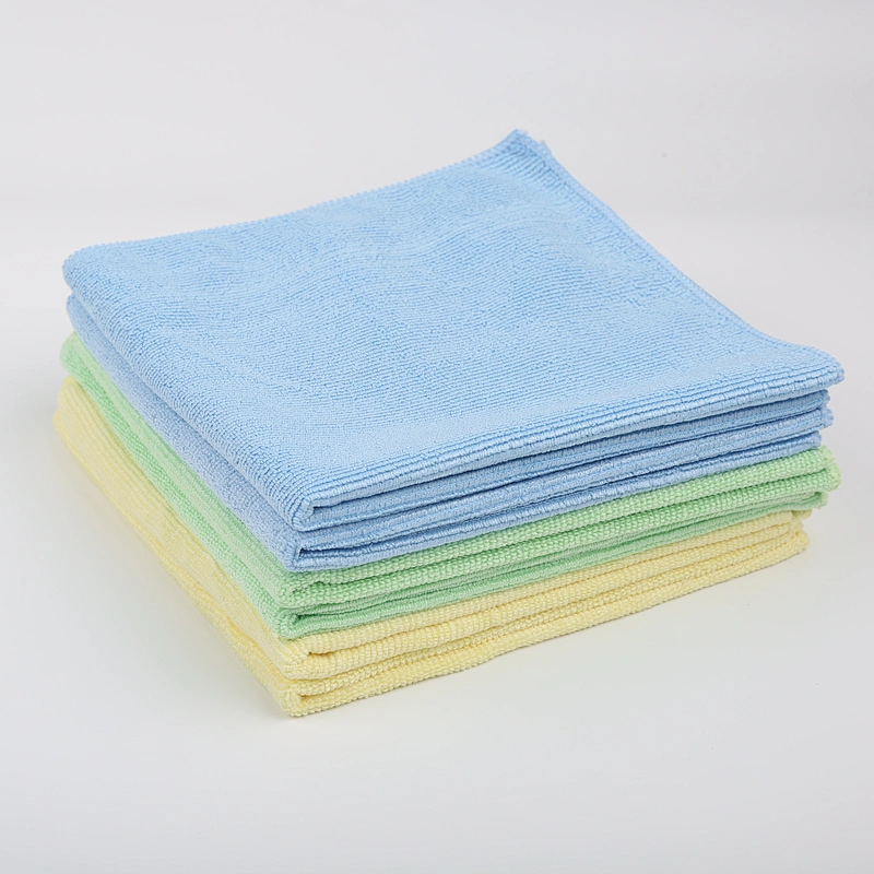 80 polyester 20 polyamide custom lint free microfiber dish cloth