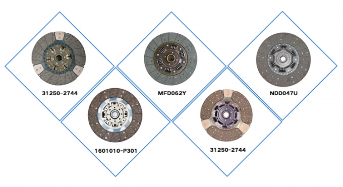 430x250x14x48 Mitsubishi Clutch Kits ME550727 MFD009S 1