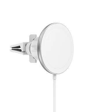The wireless iPhone car charger is the perfect accessory for people on the go. With its sleek design and fast charging capabilities, you can easily power-up your iPhone while driving. No need to fuss with messy cords or tangled wires