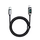 The USB monitor cable eliminates the need for bulky power cords and video cables, offering a convenient and clutter-free solution for users. It delivers high-quality video and audio display, making it ideal for video conferencing, streaming, and gaming.